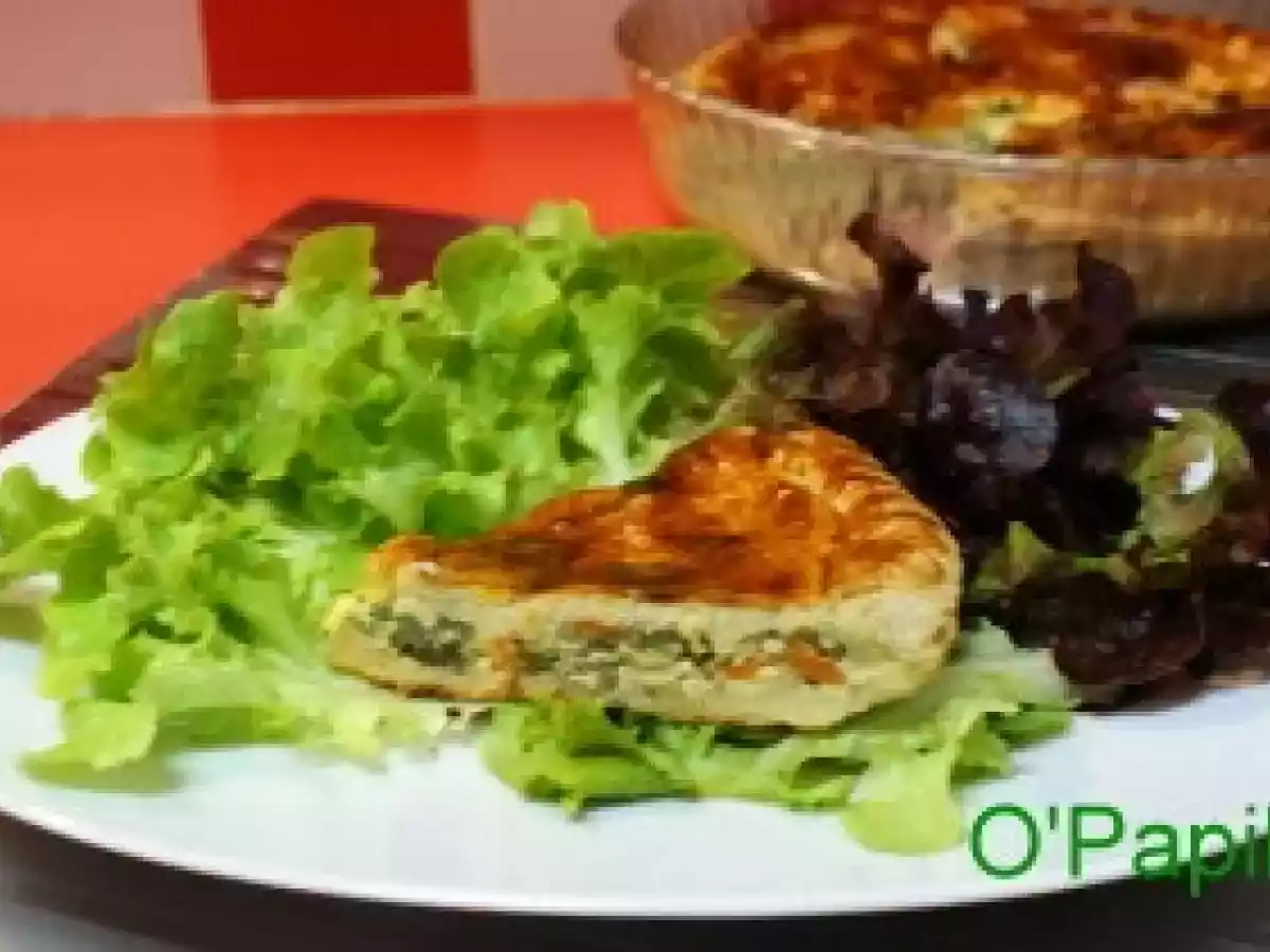 Tourte aux fanes de radis