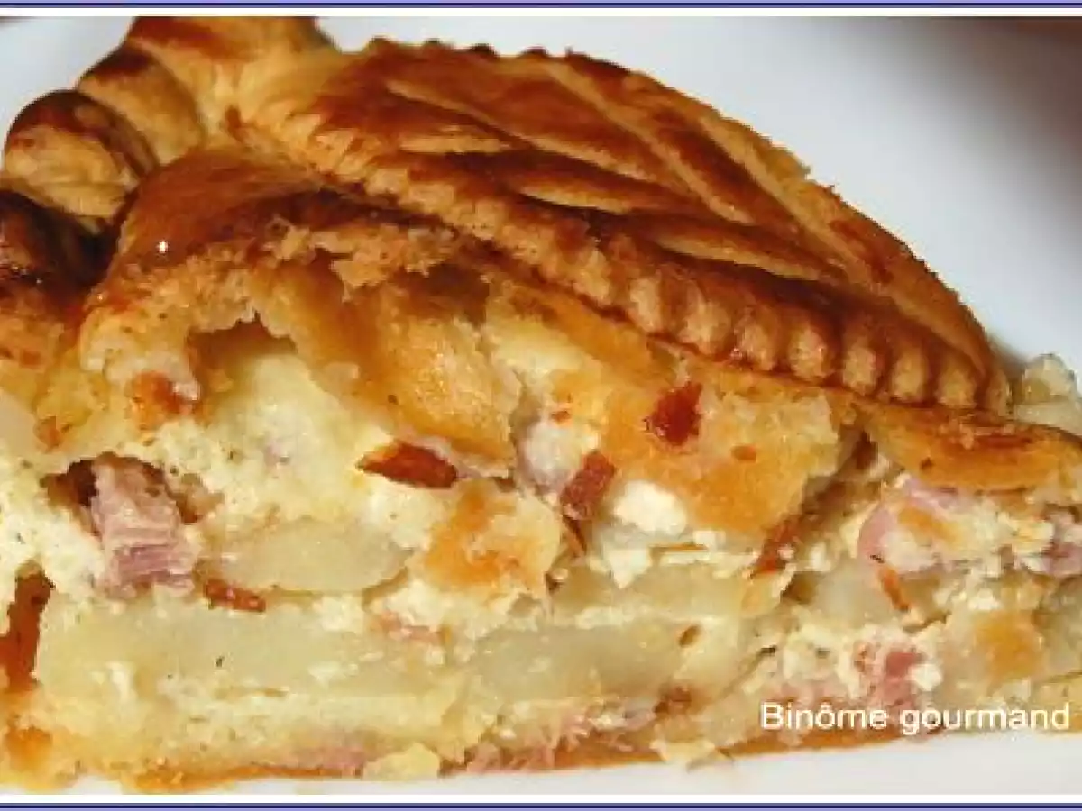 Tourte aux pommes de terre et aux lardons - photo 3