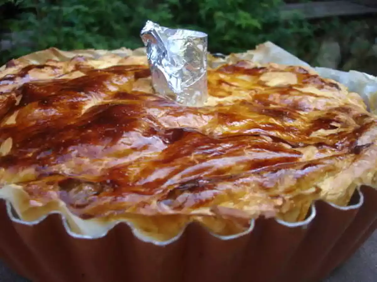 Tourte aux pommes de terre et aux lardons
