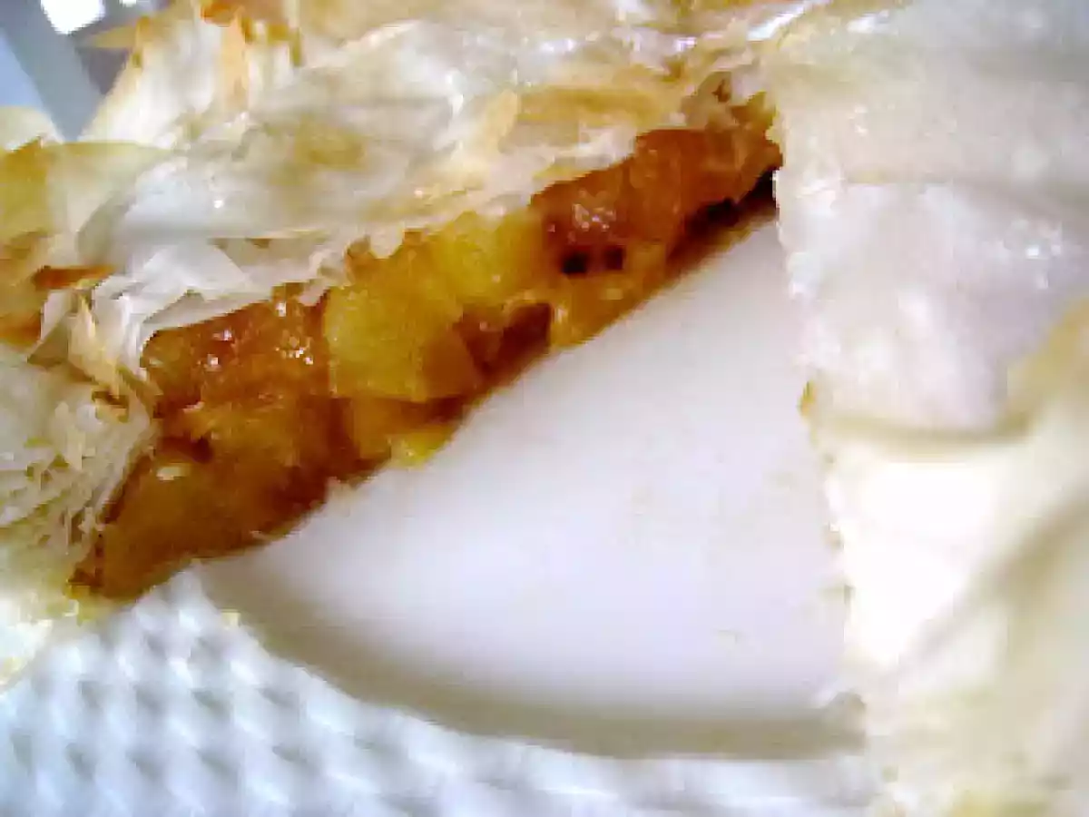 Tourte aux pommes feuilletage pâte Filo - photo 3