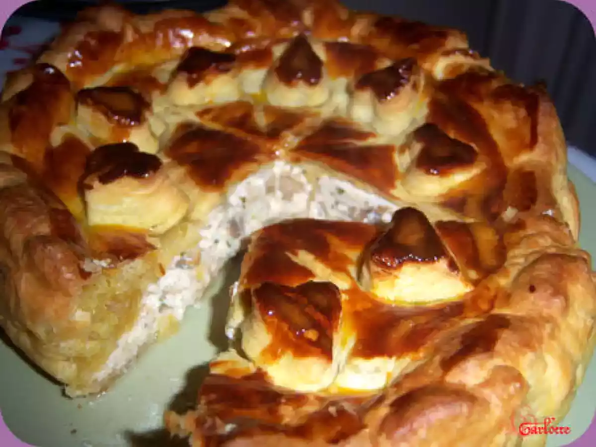 Tourte champignons-ricotta ... so cute!