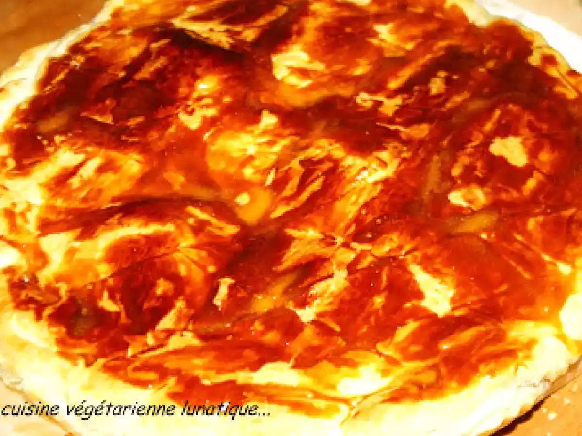 Tourte d'hiver poireaux - tempeh - camembert !