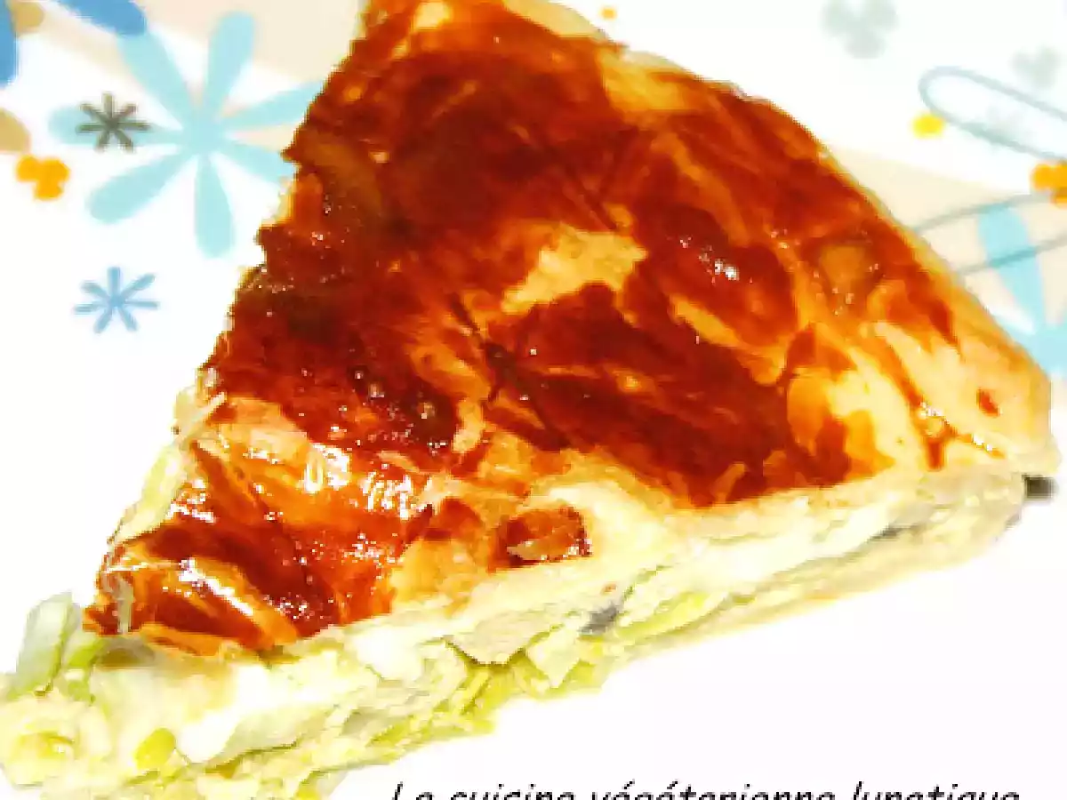 Tourte d'hiver poireaux - tempeh - camembert ! - photo 2