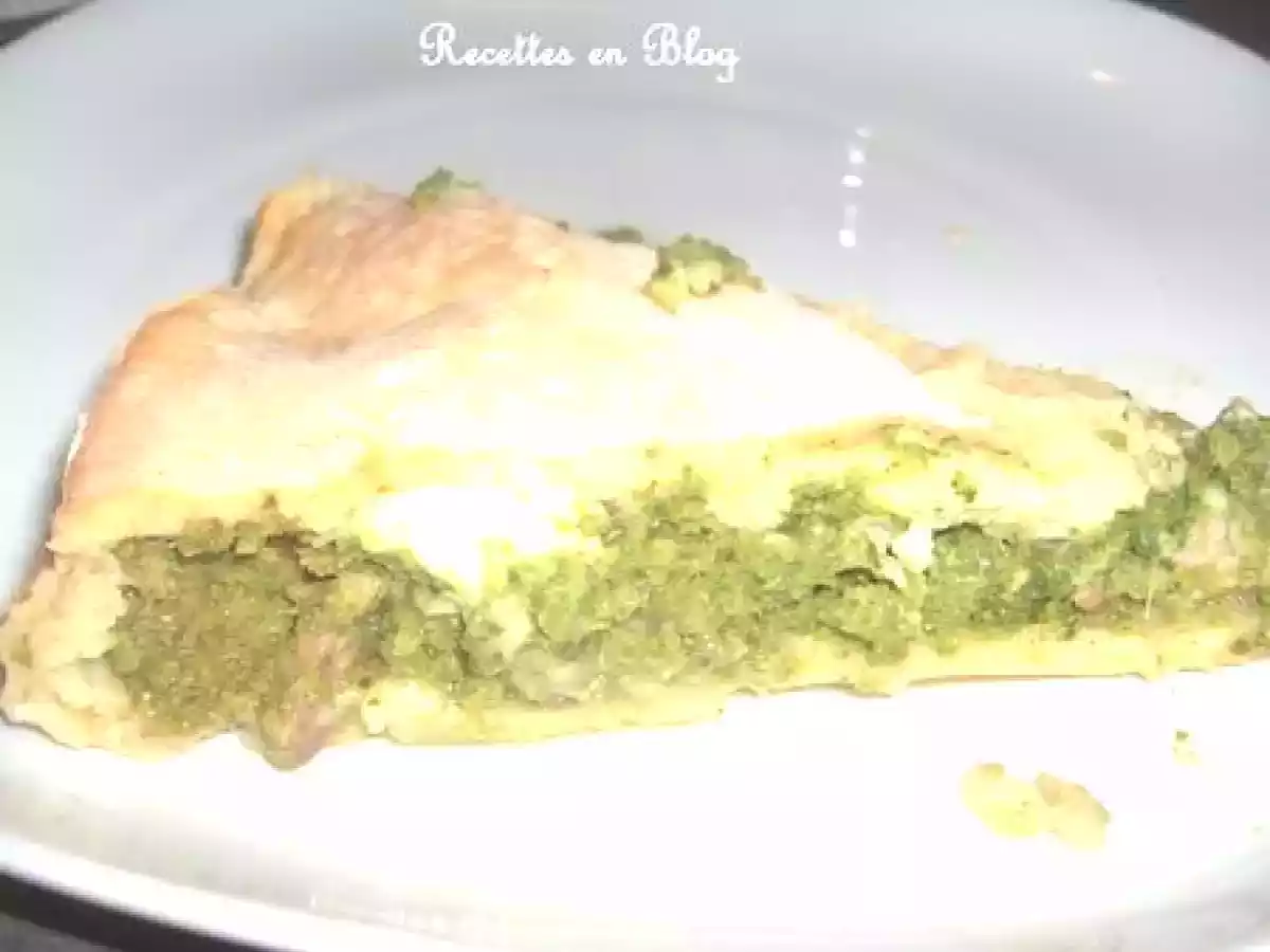 TOURTE DE BLETTES AUX LARDONS ET A LA MOZARELLA