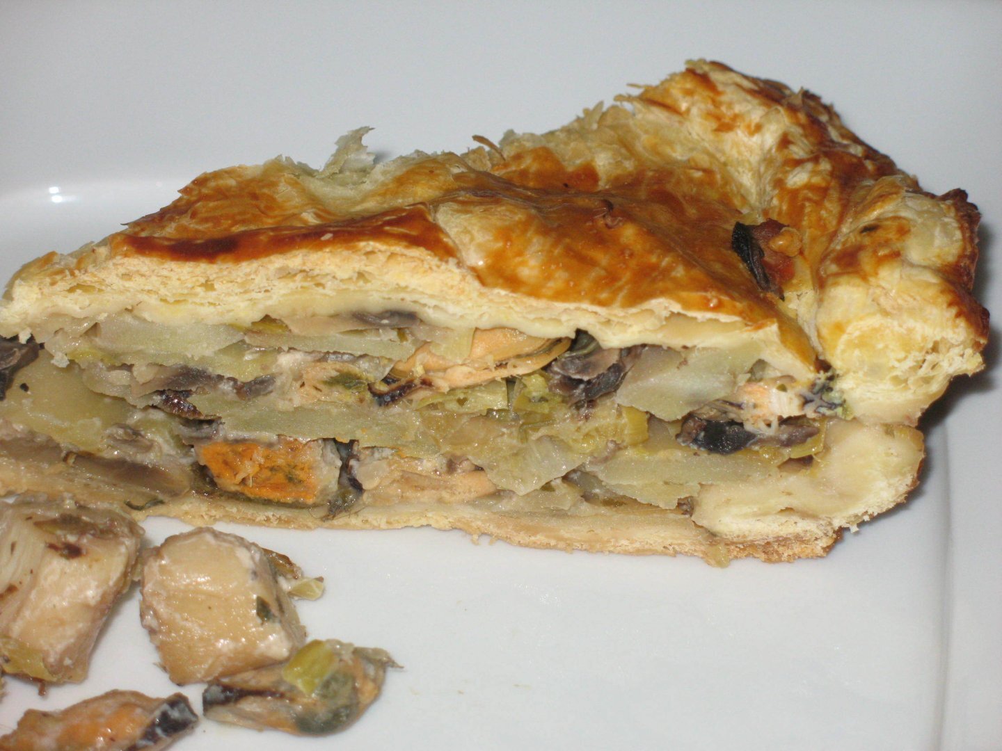 Recette de la tourte de la mer aux fruits de mer