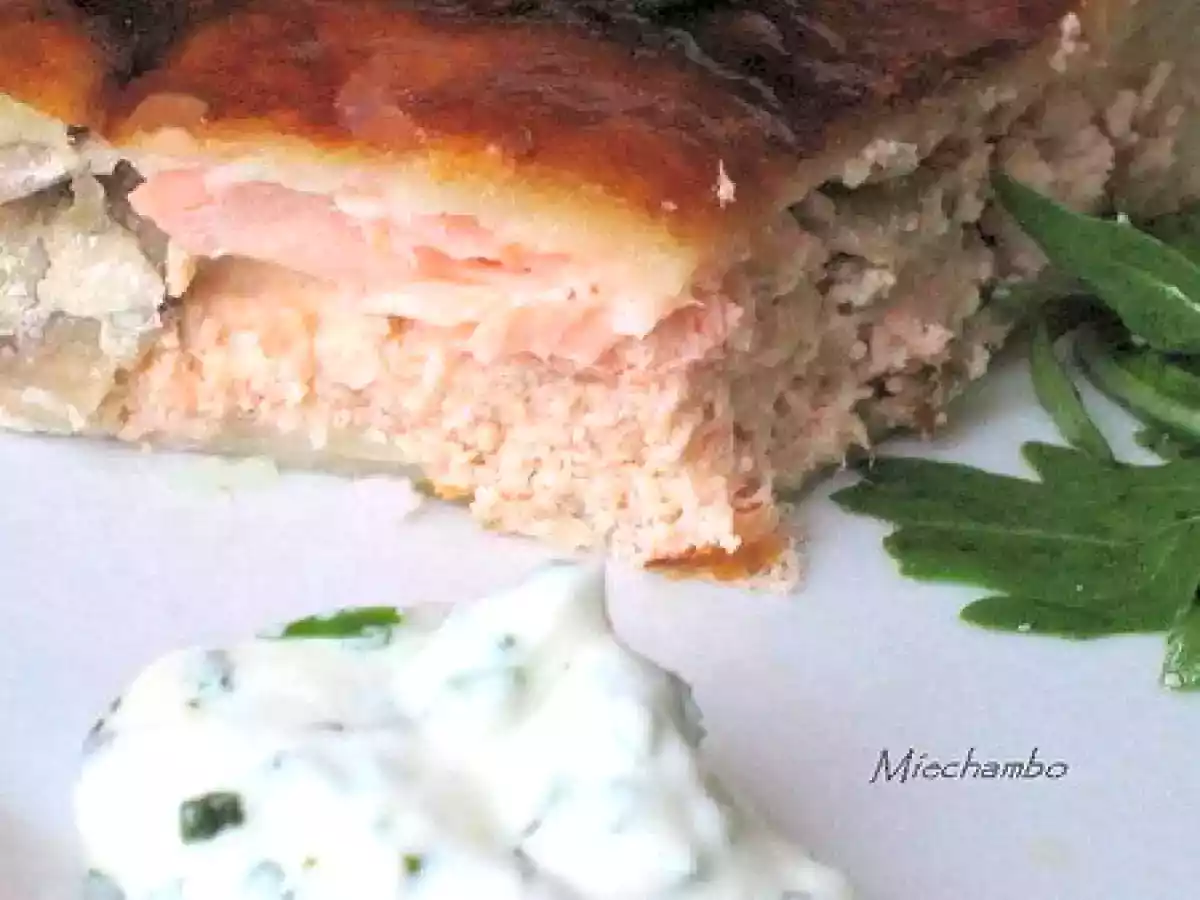 TOURTE DE SAUMON A LA BRIVADOISE et découverte du village de Lavaudieu - photo 3