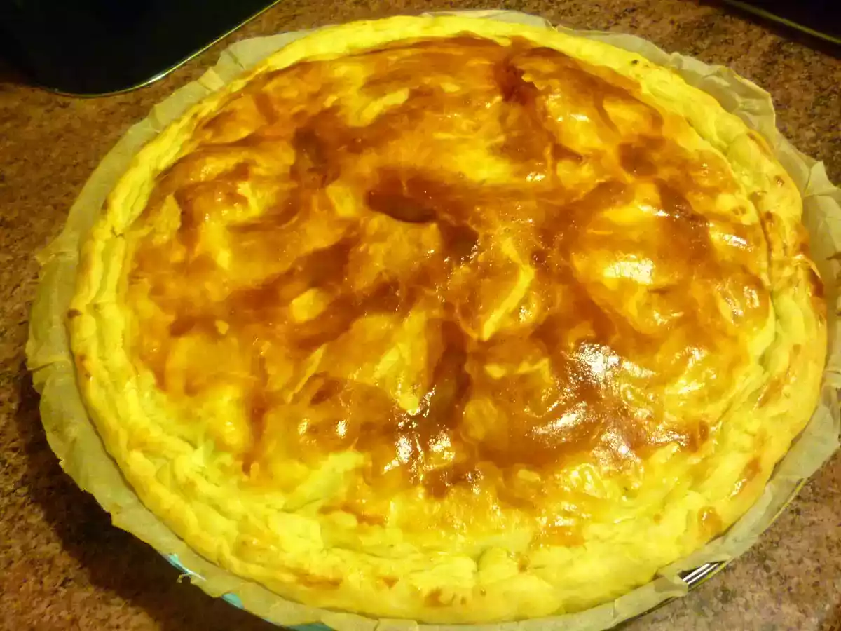 Tourte de saumon et légumes