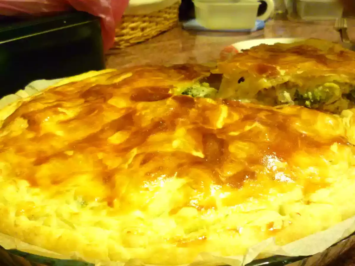 Tourte de saumon et légumes - photo 2