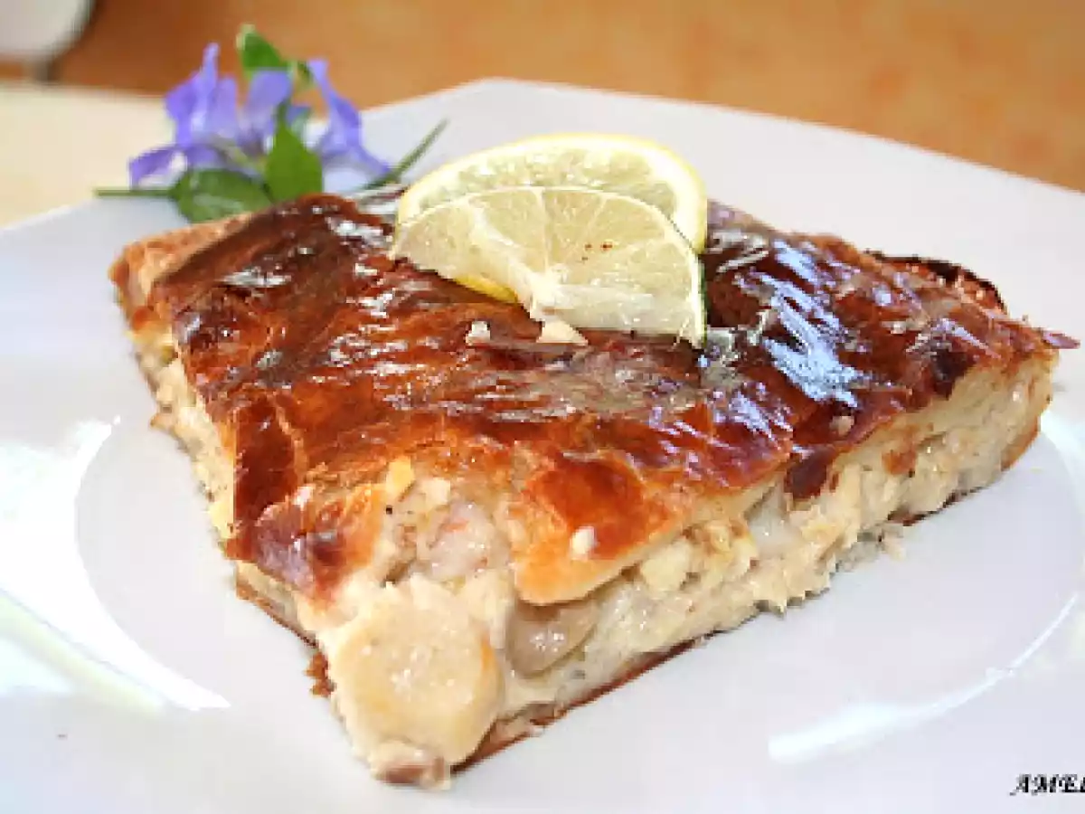 TOURTE DE TRUITE ET COQUILLES SAINT-JACQUES