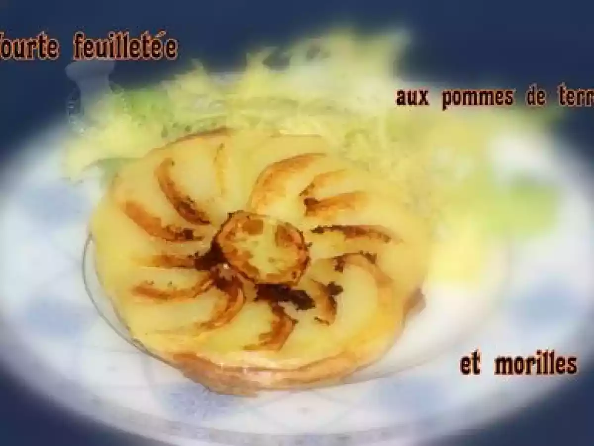 Tourte feuilletée aux pommes de terre et morilles - photo 2