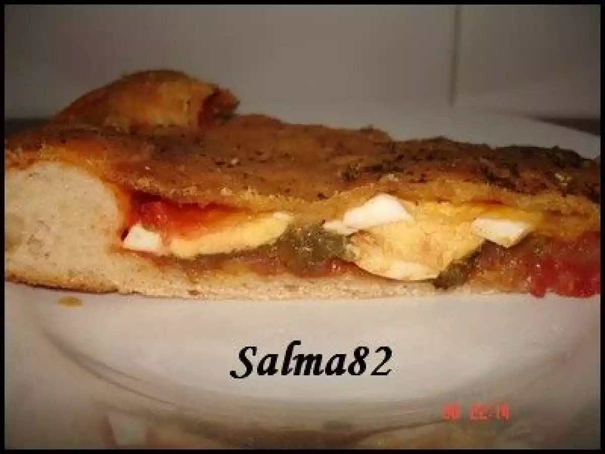 Tourte oignon, poivron, oeuf dur - photo 5