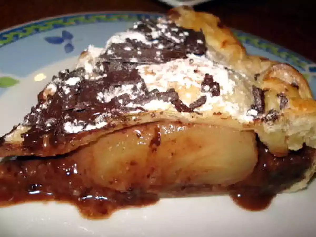 Tourte POIRES CHOCOLAT
