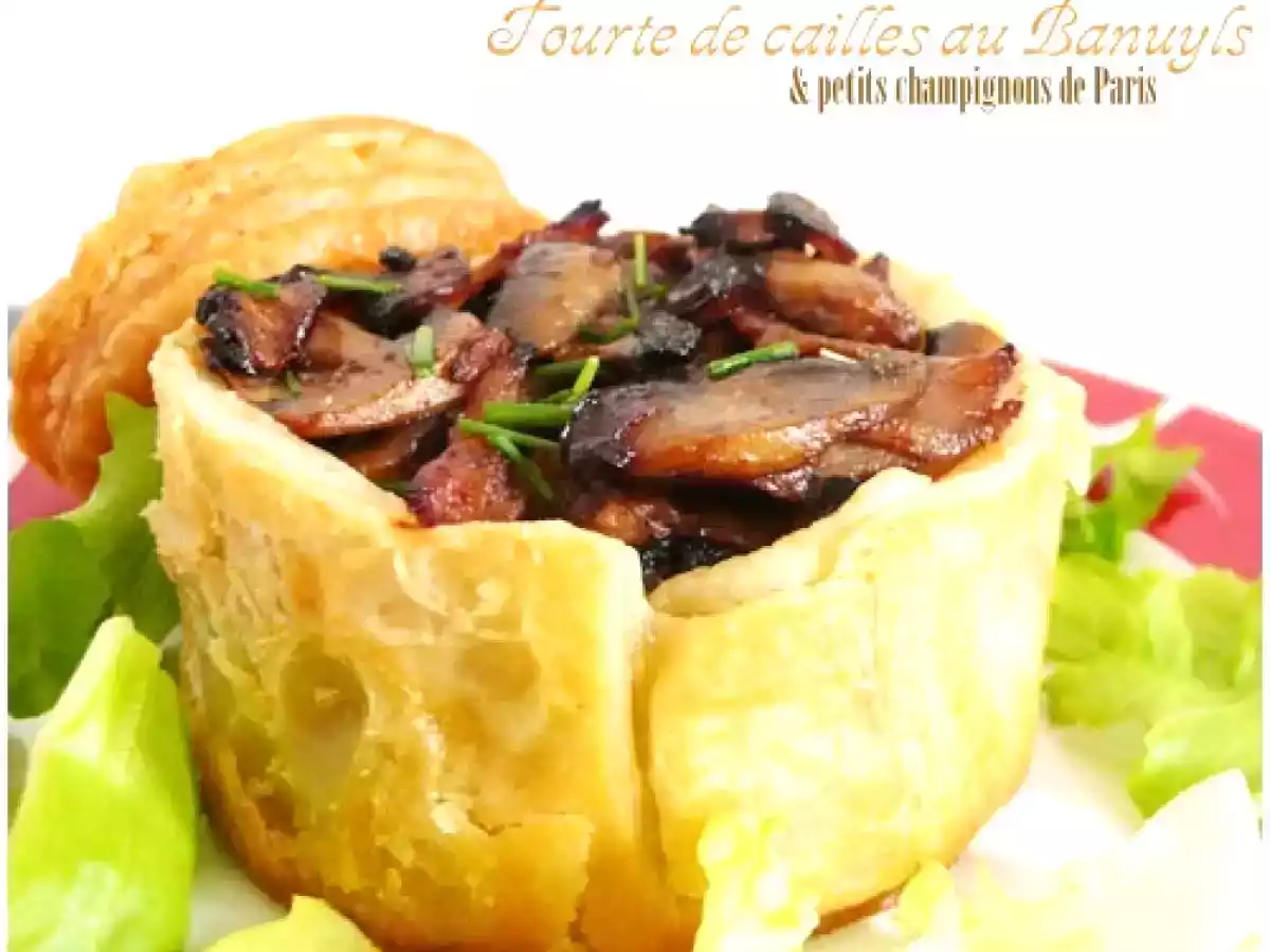 Tourtes de cailles au Banyuls - photo 2