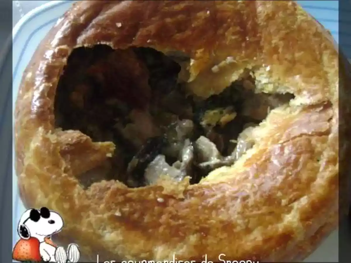 Tourtes individuelles au poulet et poireaux - photo 2