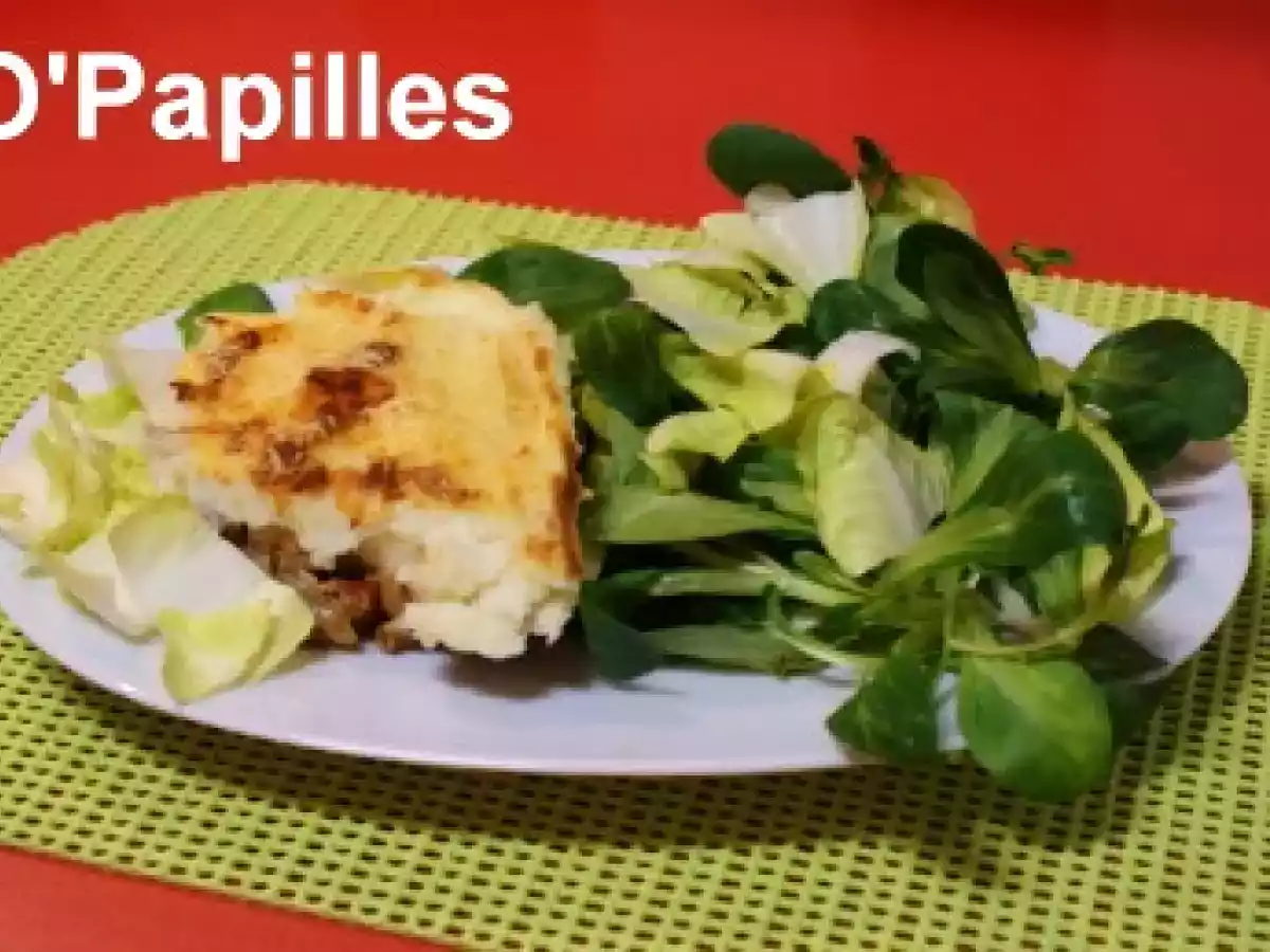Traditionnel hachis Parmentier