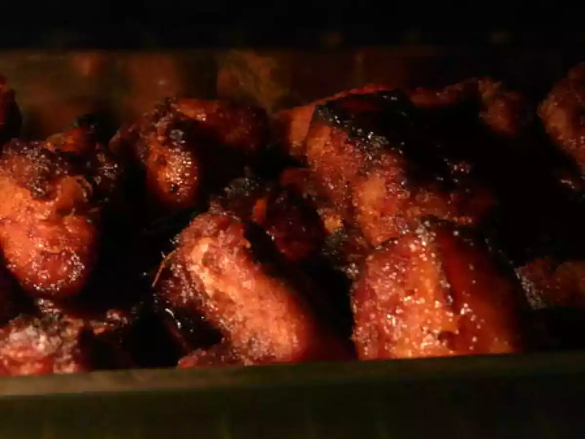 Travers de porc caramélisés