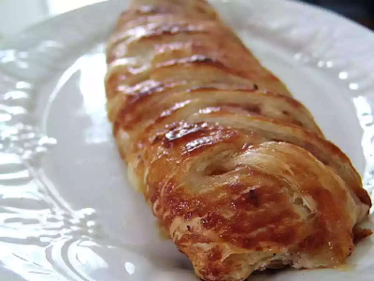 Tresse au brie, à la poire et aux noix - photo 2