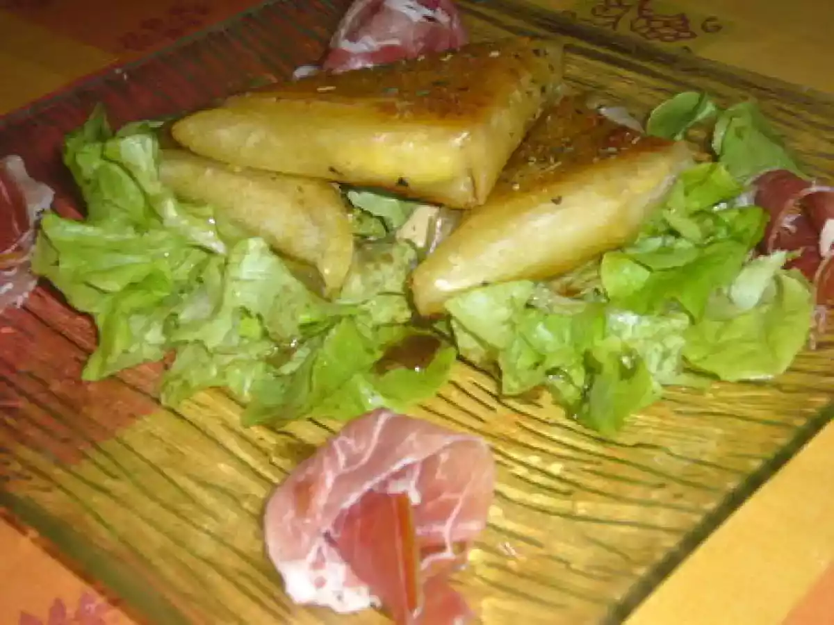 Triangle curry de légumes