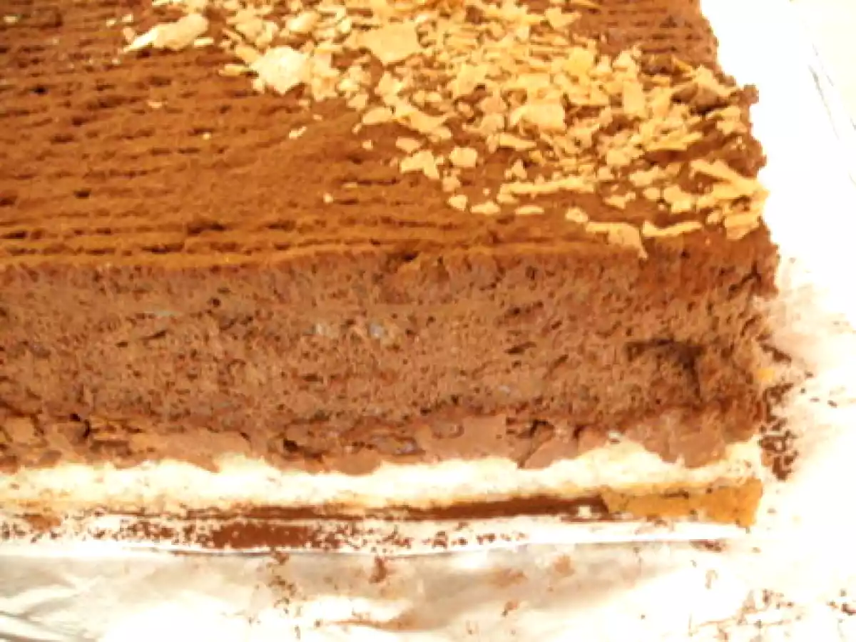 Trianon ou royal au chocolat sans crème - photo 2