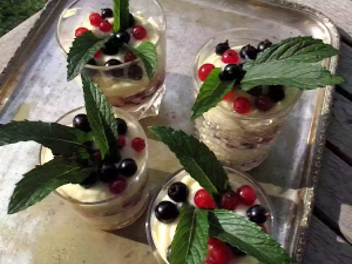 Trifle aux groseills et cassis - photo 2