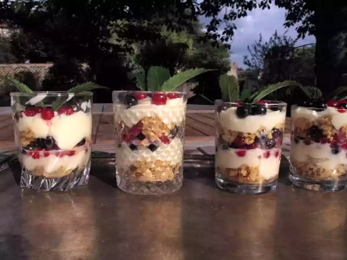 Trifle aux groseills et cassis - photo 3