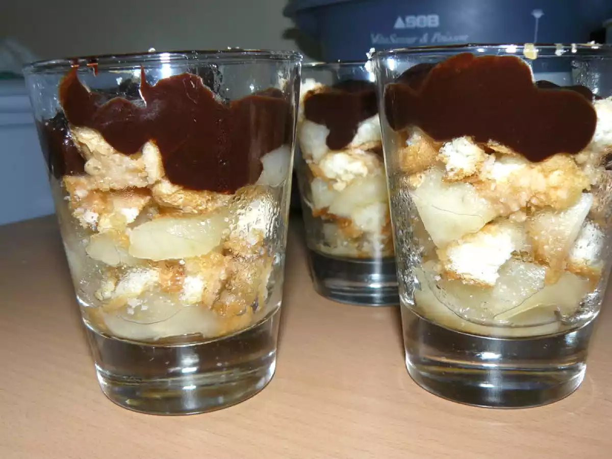 Trifle poire-chocolat