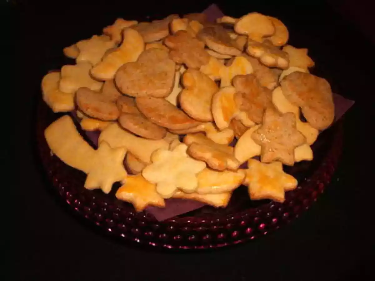 Trio de biscuits de Noël vanille, citron & épices