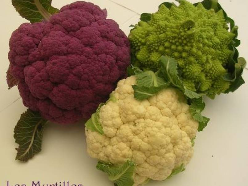 TRIO DE CHOUX-FLEURS : BLANC, VIOLET ET ROMANESCO - photo 3