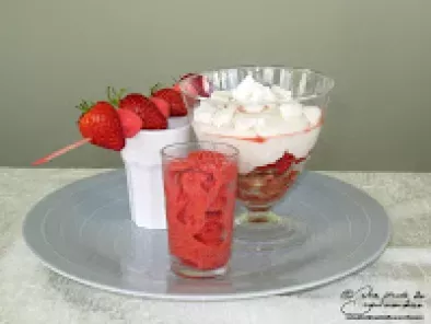 Trio de desserts carrément fraisy