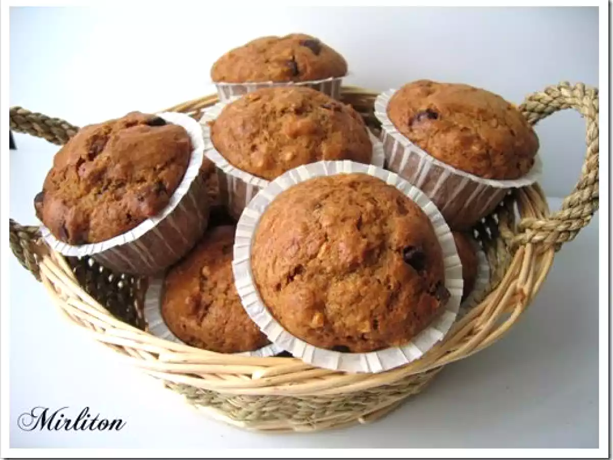 Trop bon les muffins au potiron, beurre de cacahuètes et pépites de chocolat - photo 5