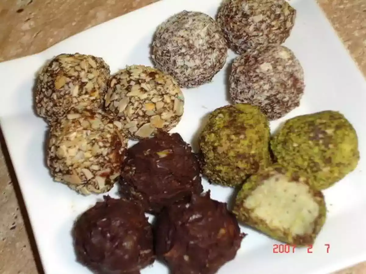 Truffes au chocolat blanc et pistache de Pierre Hermé - photo 7