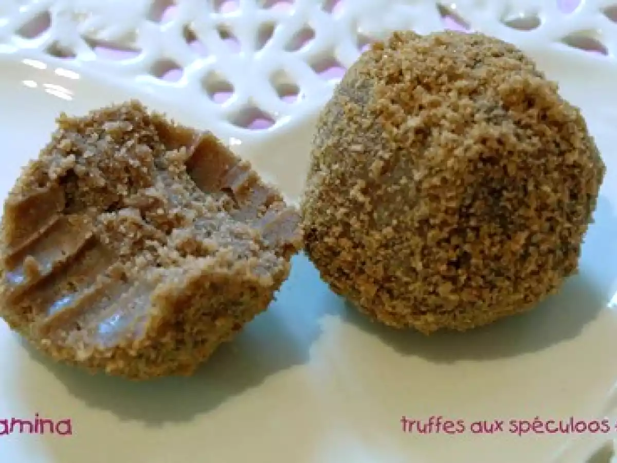 Truffes au spéculoos pour le café ou pas - photo 2