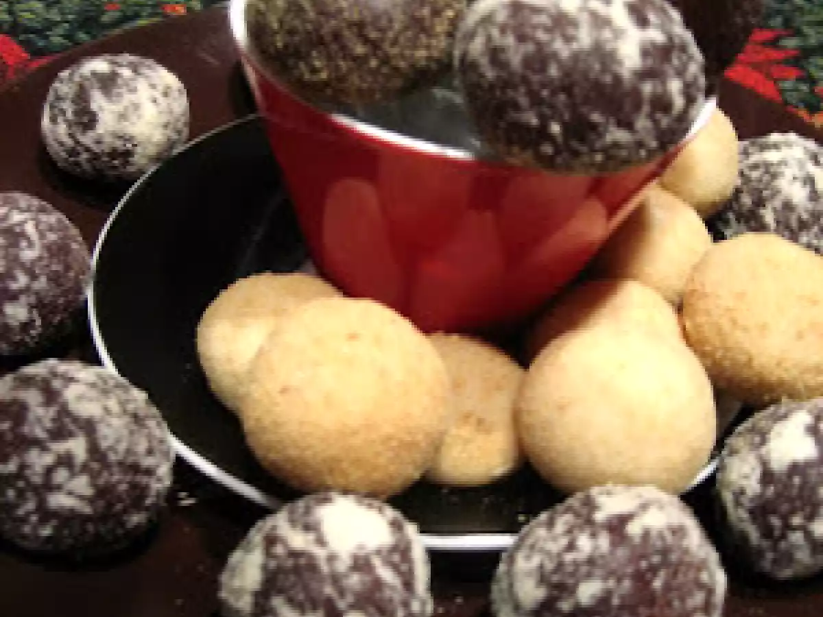 Truffes aux deux chocolats