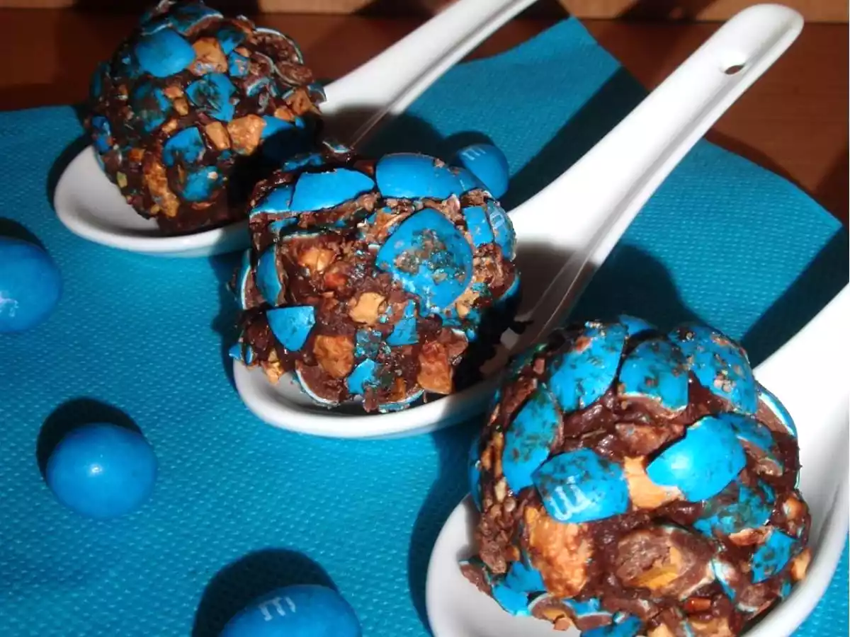 Truffes aux m&m's