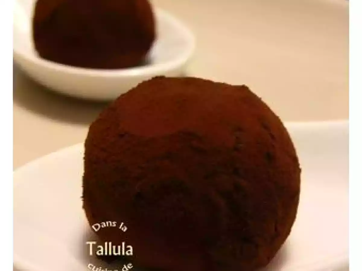 Truffes chocolat et menthe