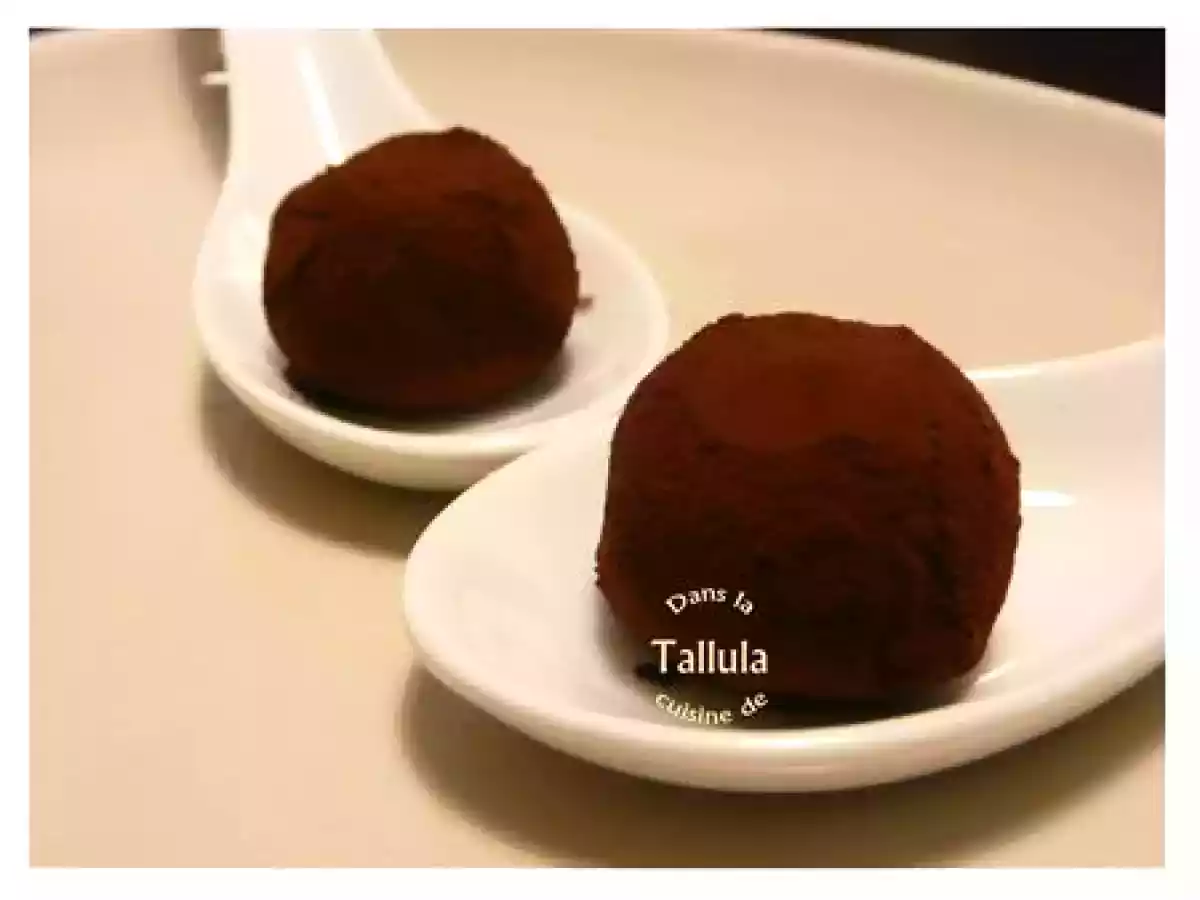 Truffes chocolat et menthe - photo 4