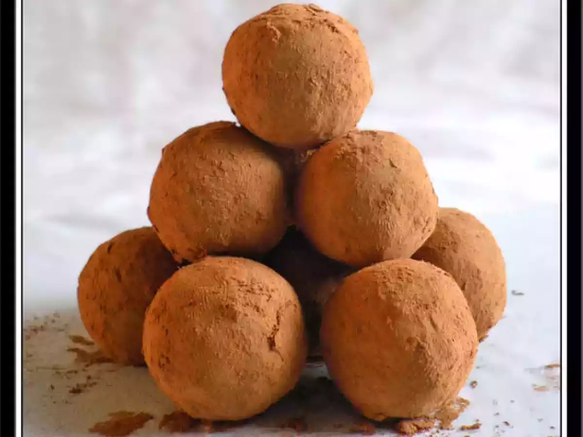 Truffes chocolat framboise...