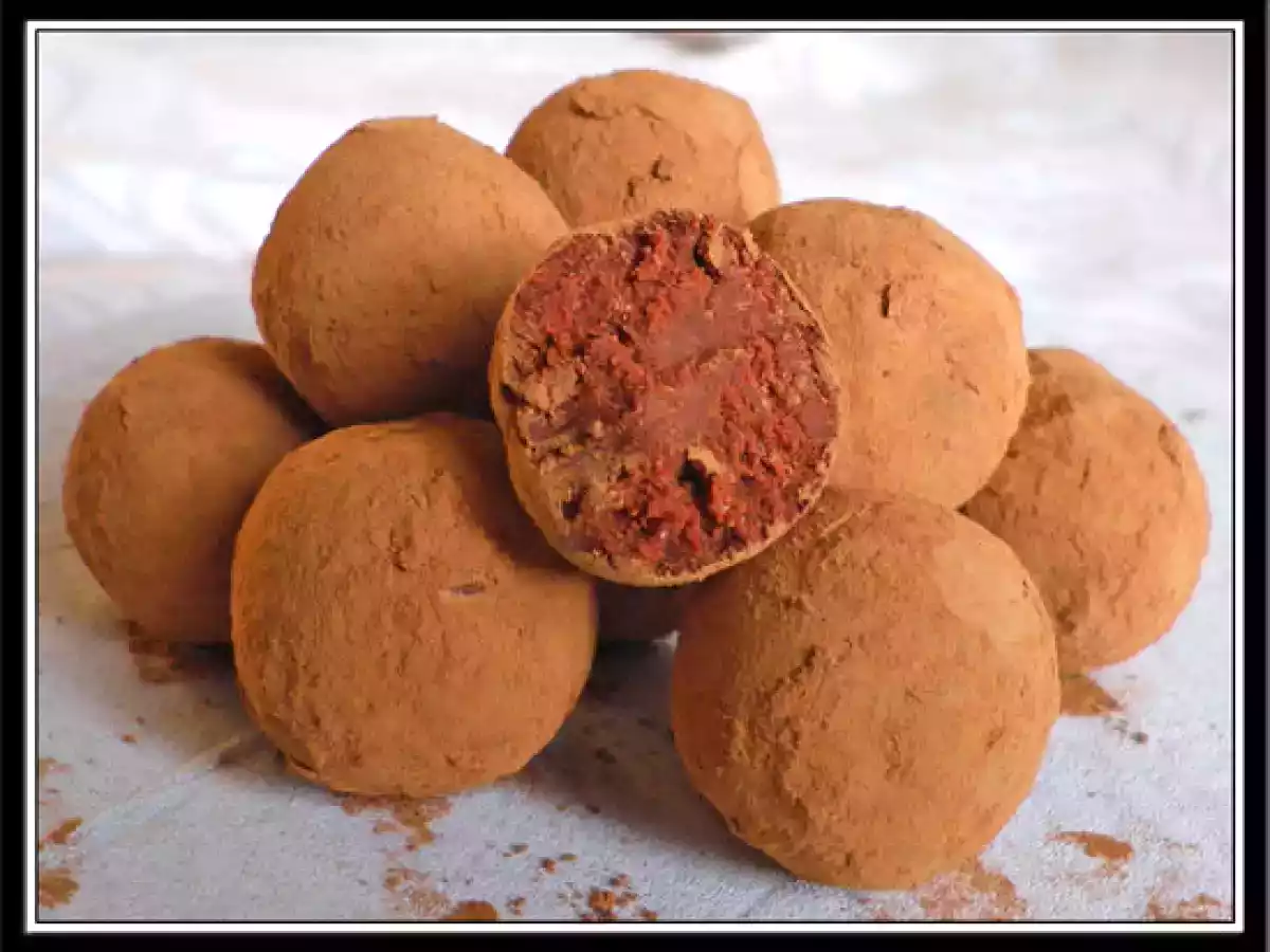 Truffes chocolat framboise... - photo 3