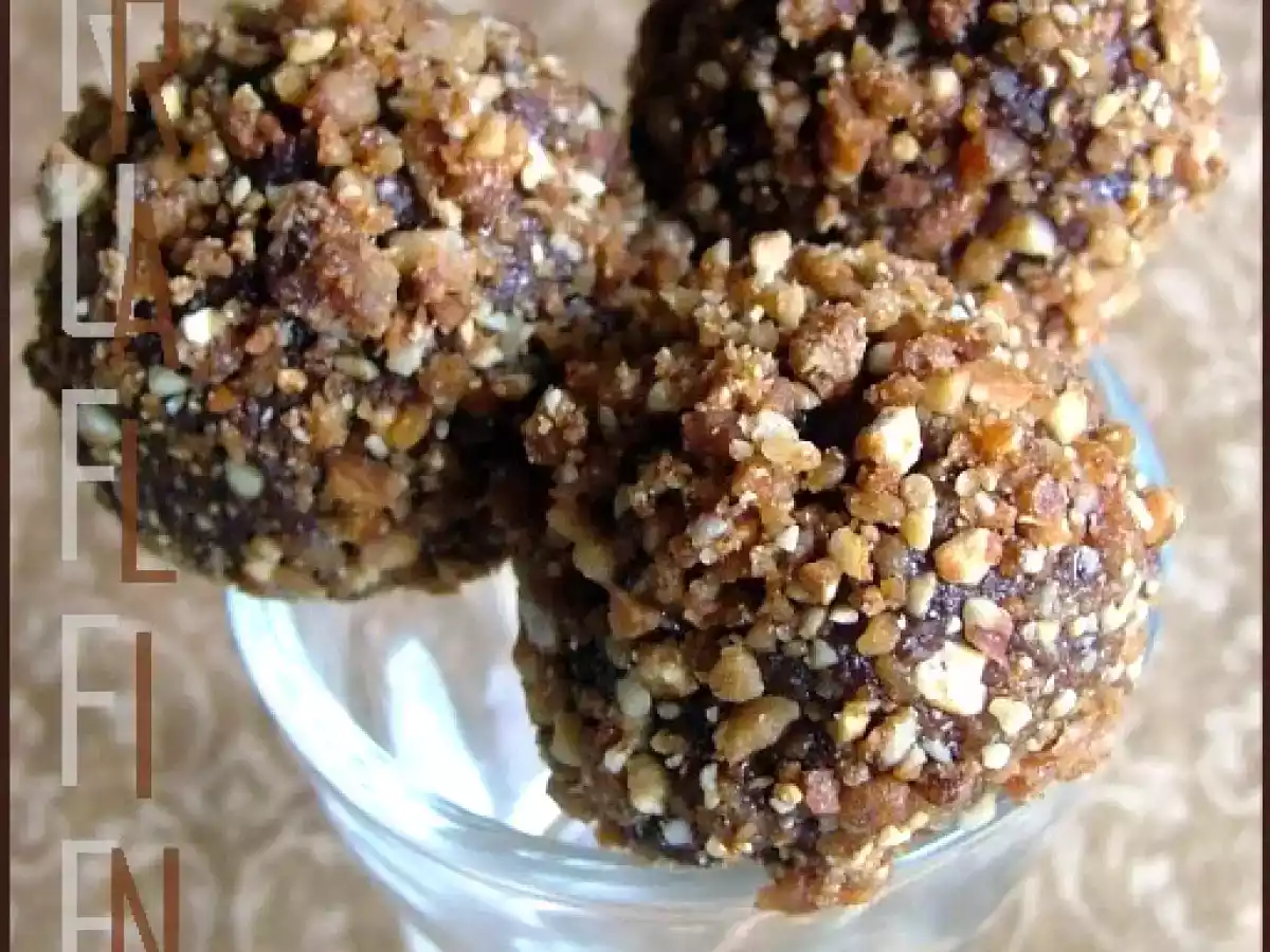 Truffes fondantes au praliné habillées de pralin croustillant