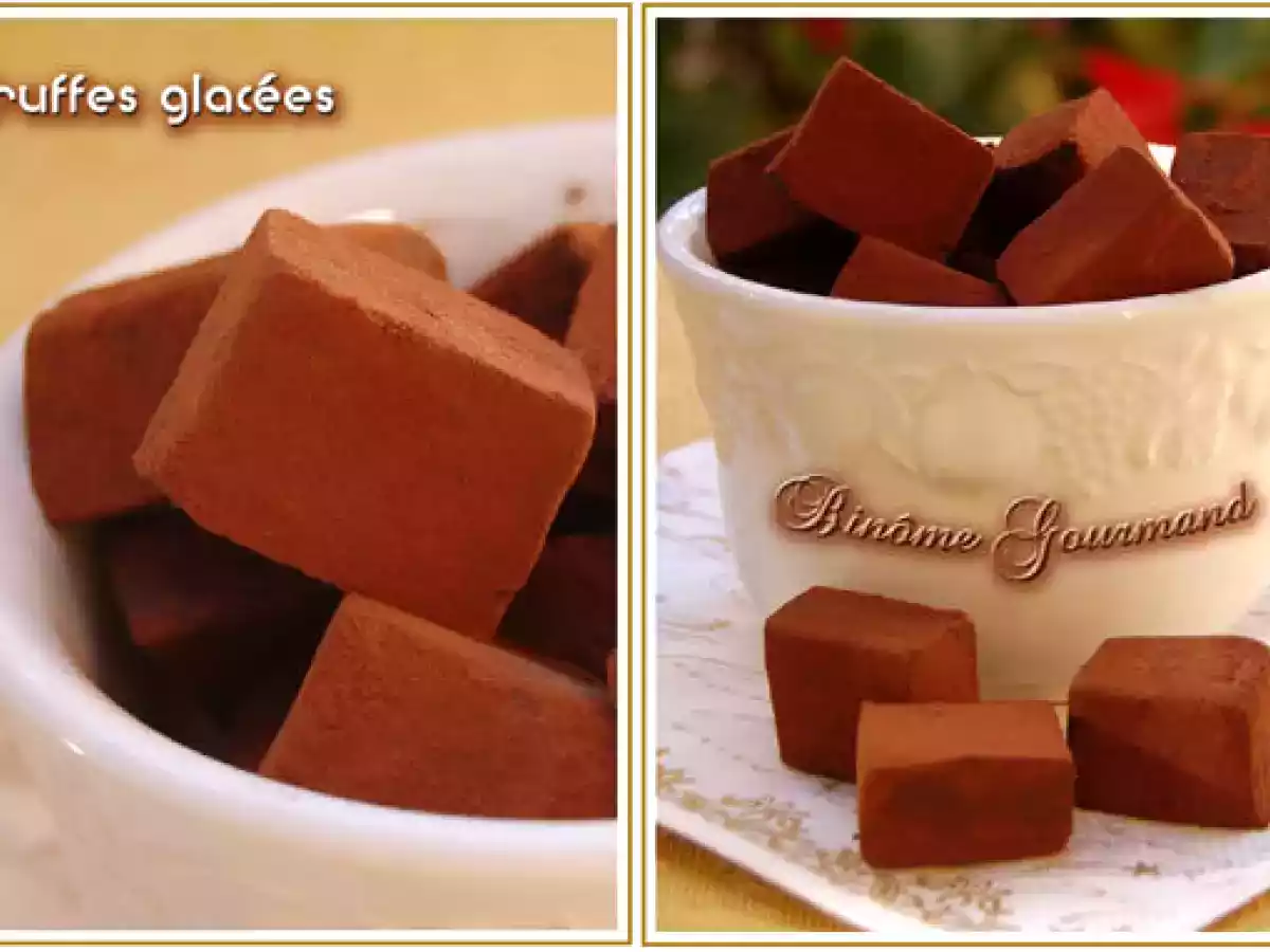 Truffes glacées à la pâte à tartiner à la noisette