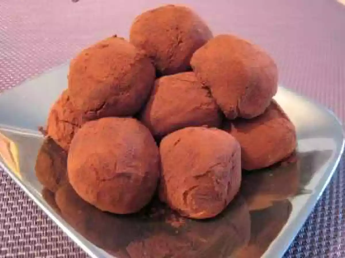 Truffes légères et fondantes au chocolat au lait