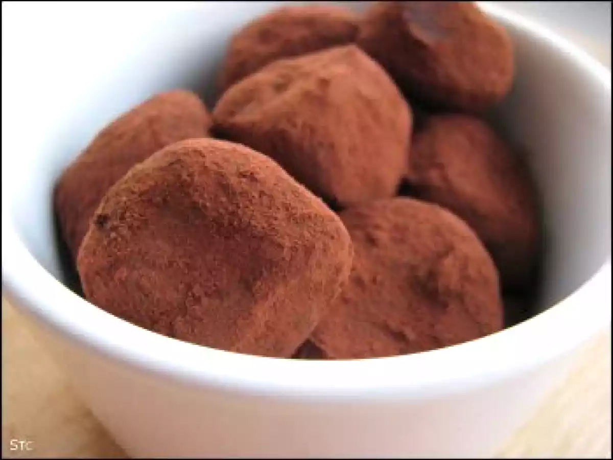 Truffes maison a la crème allégé