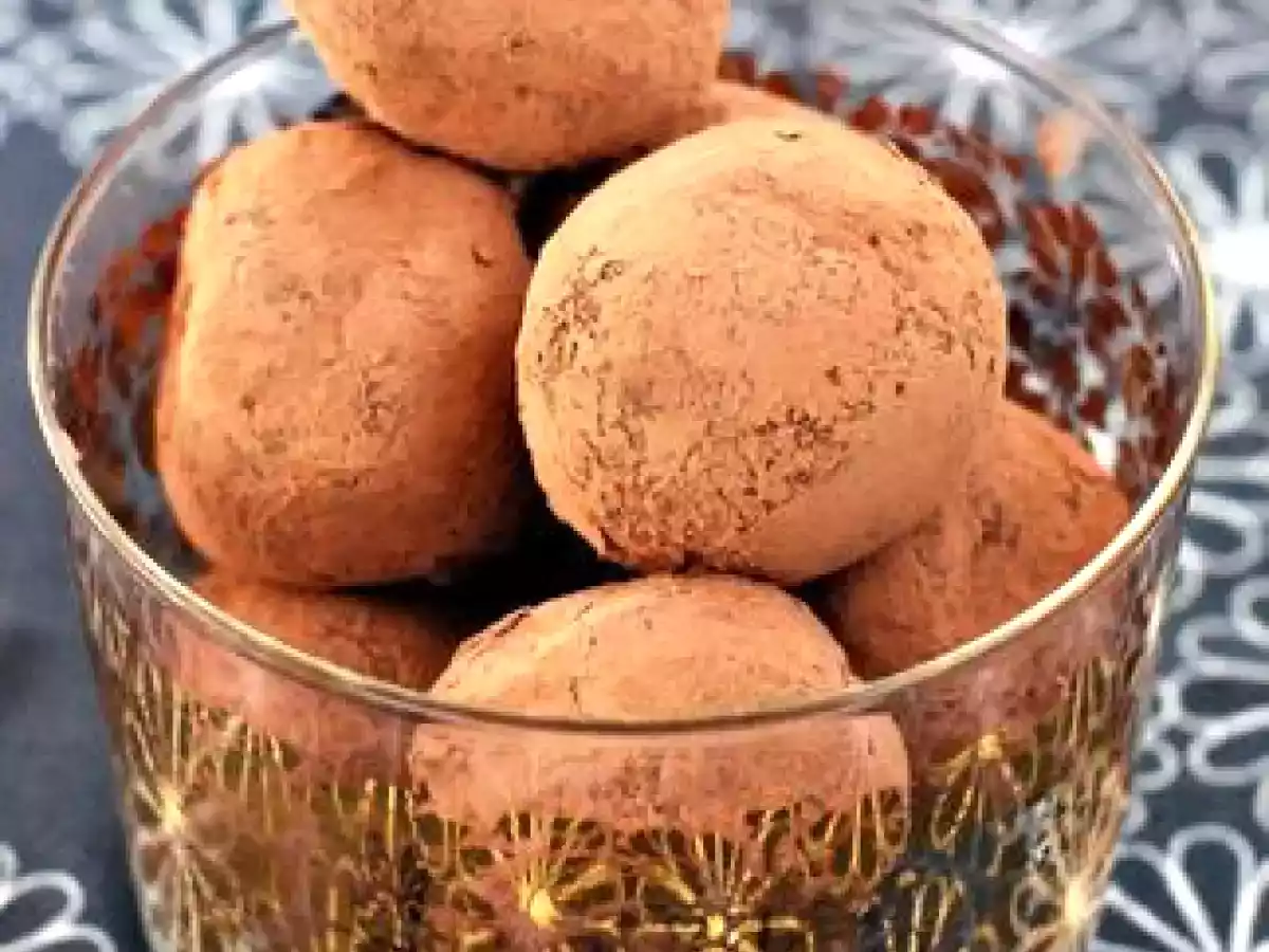 Truffes parfumées à la bergamote (sans beurre, sans sucre)