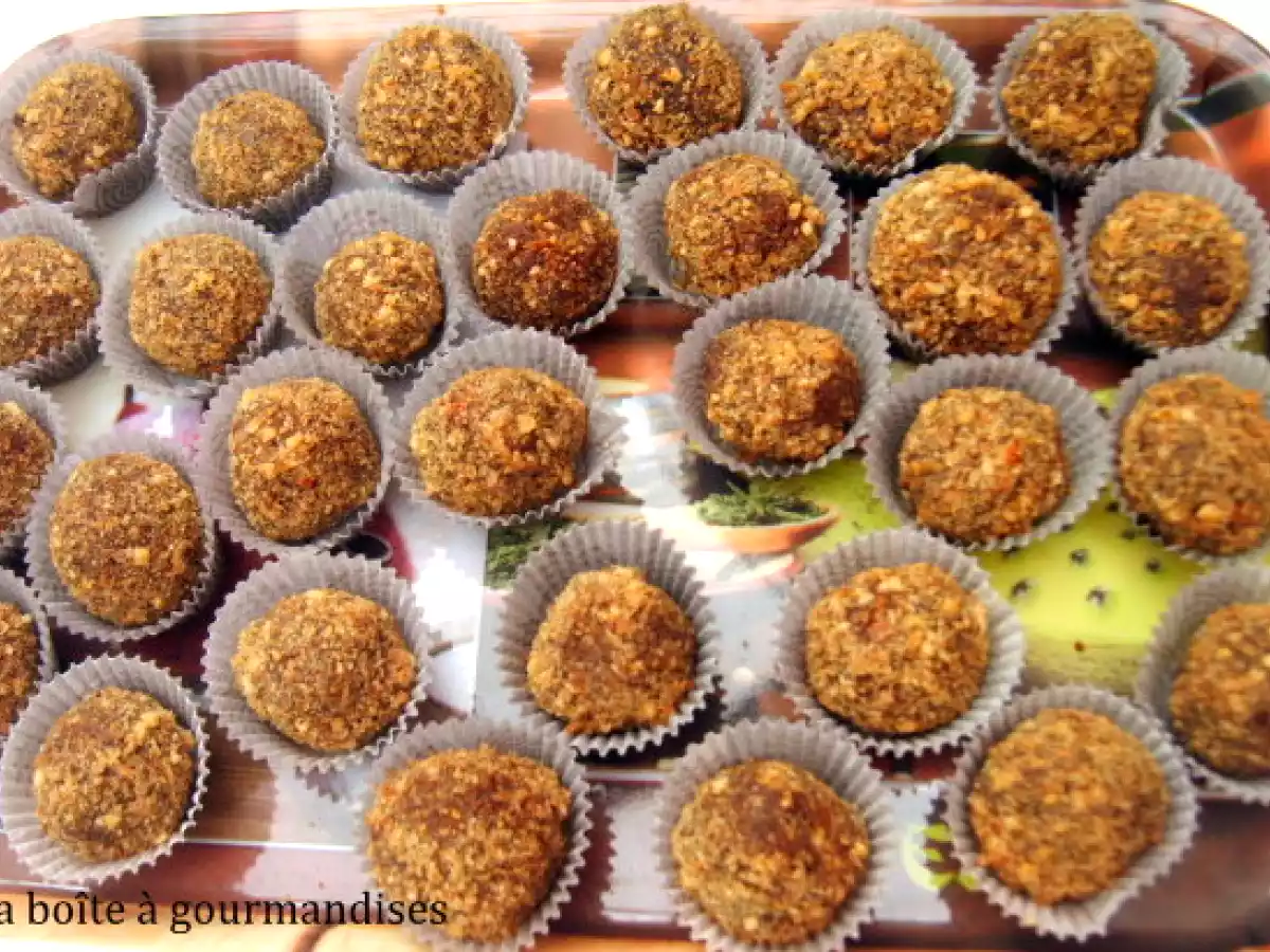 Truffes praliné rhum et noisette - photo 2