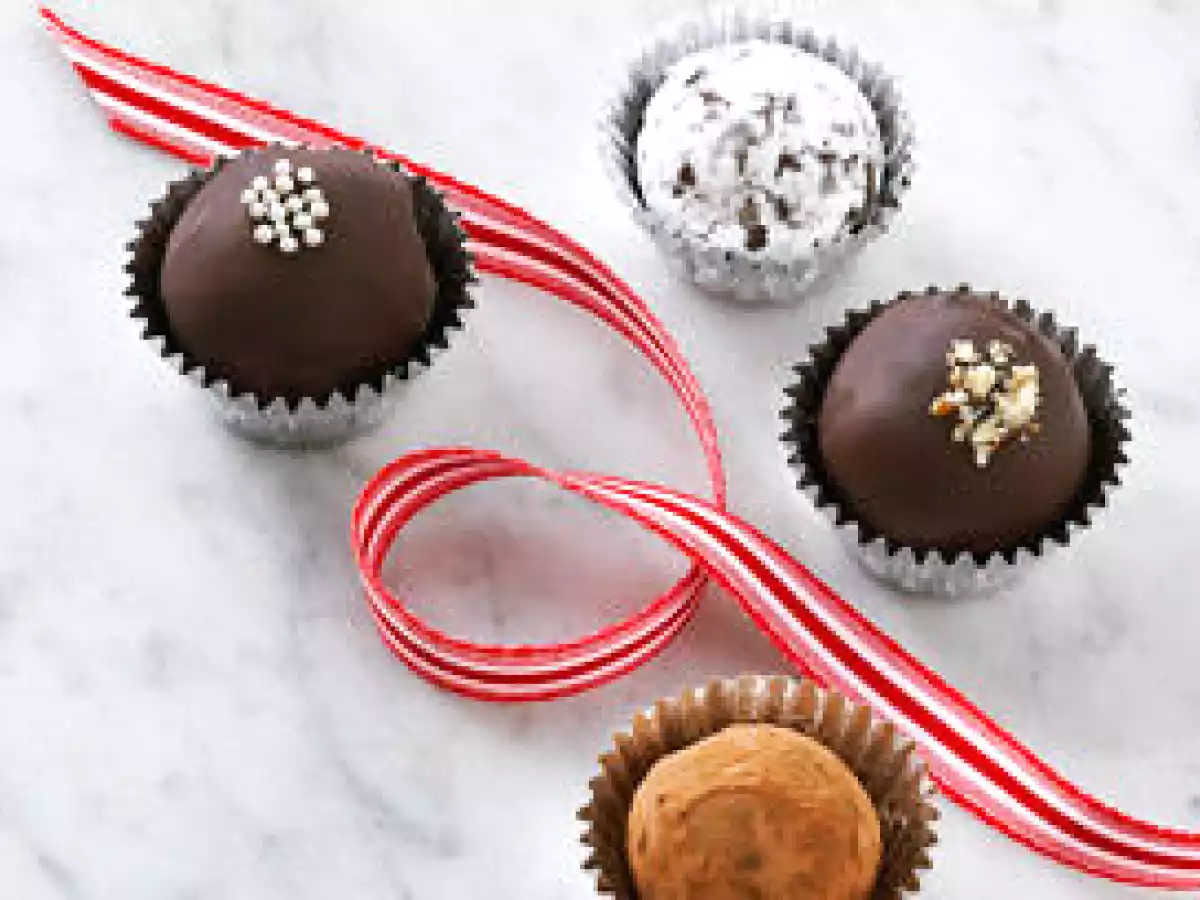 Truffes tentations au chocolat noir SANS GLUTEN