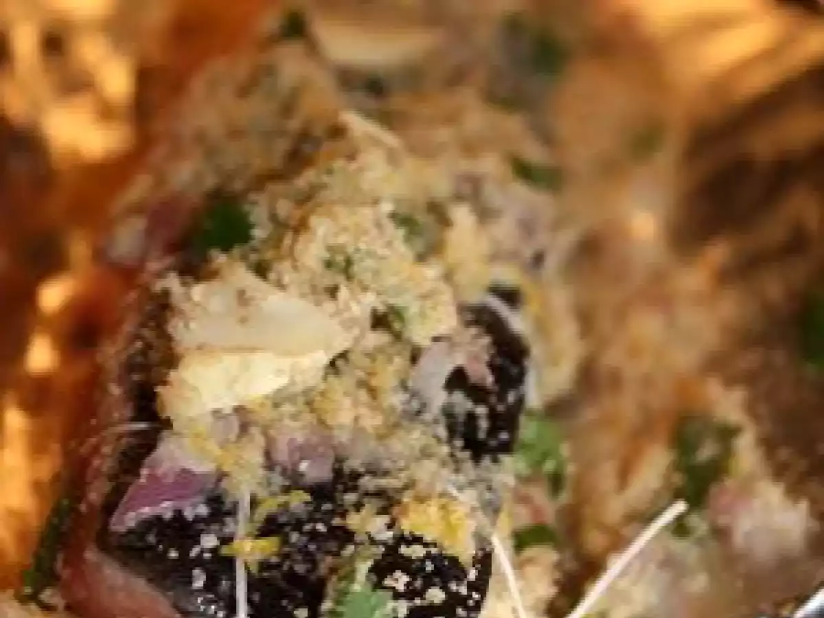 Truite farcie aux herbes et amandes - photo 2