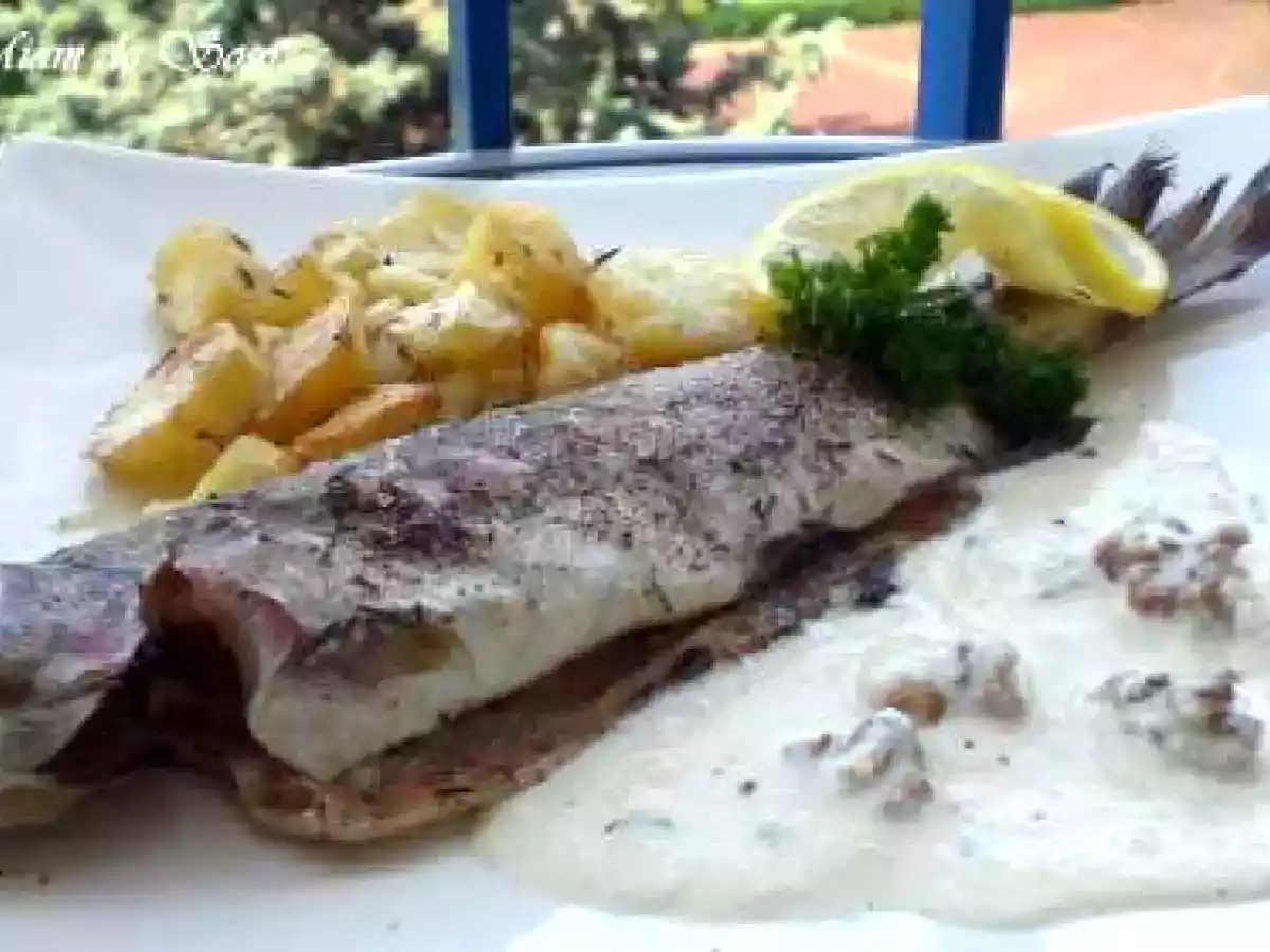 TRUITE SAUMONEE AU RAIFORT & NOIX