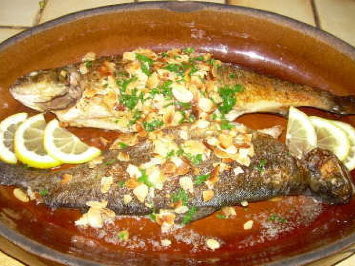 Recette de truites aux amandes délicatement grillées