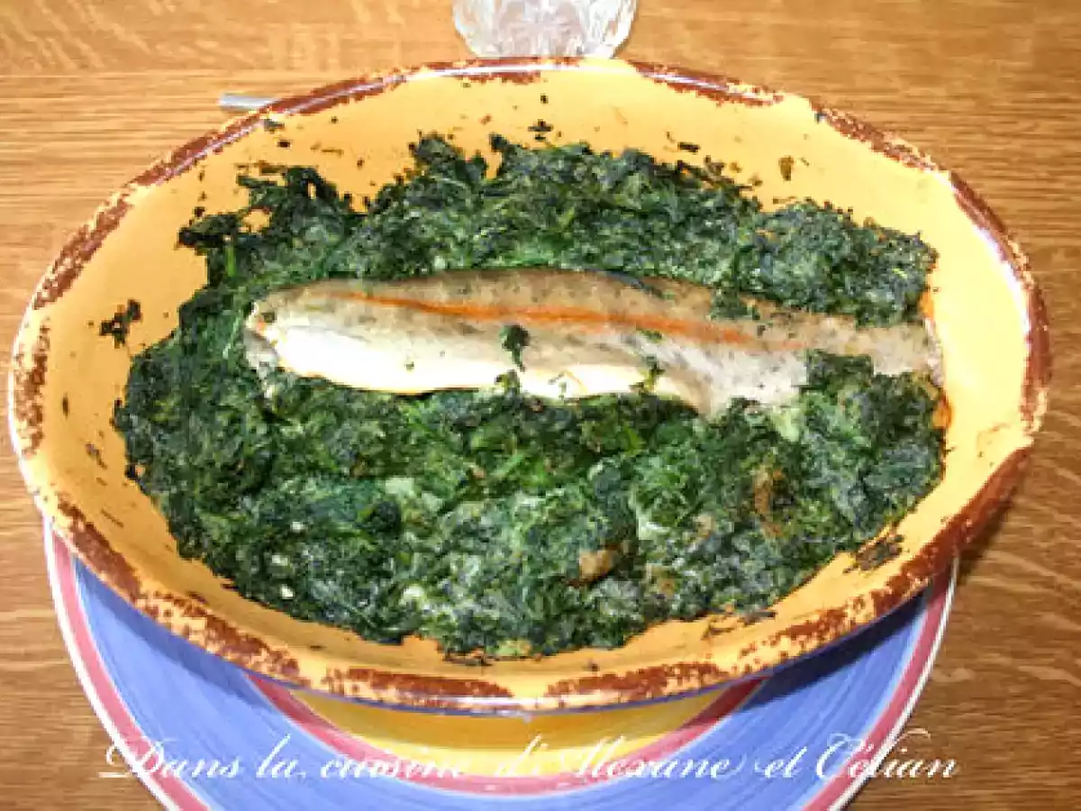 Truites Farcies aux Epinards