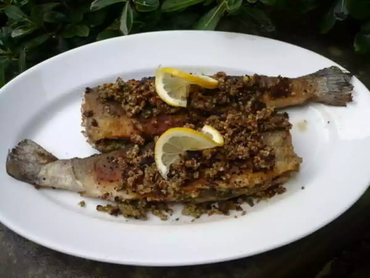 Truites farcies aux noix